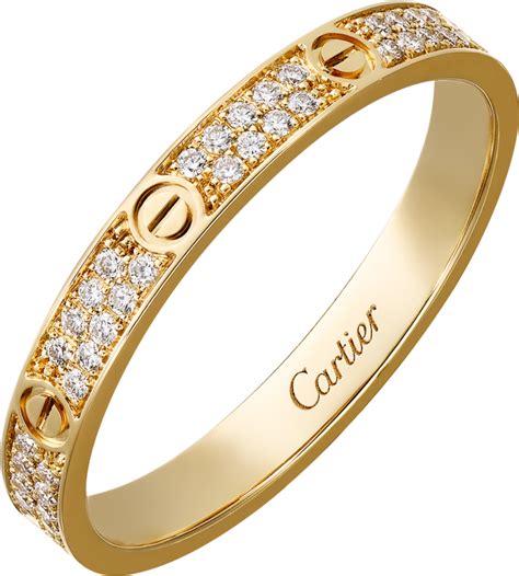 cartier love ring yellow gold|cartier love ring on finger.